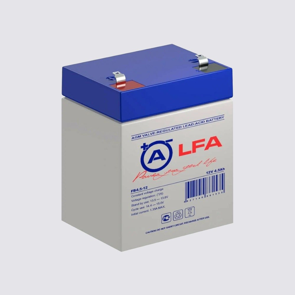 Аккумулятор ALFA 12 4,5 для ИБП