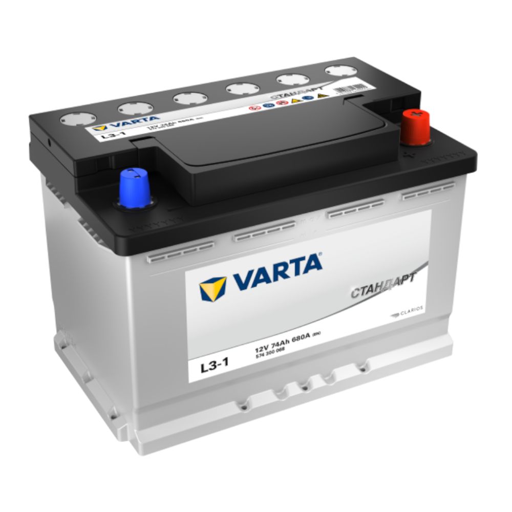 Аккумулятор VARTA 74обратная для автомобилей установка замена