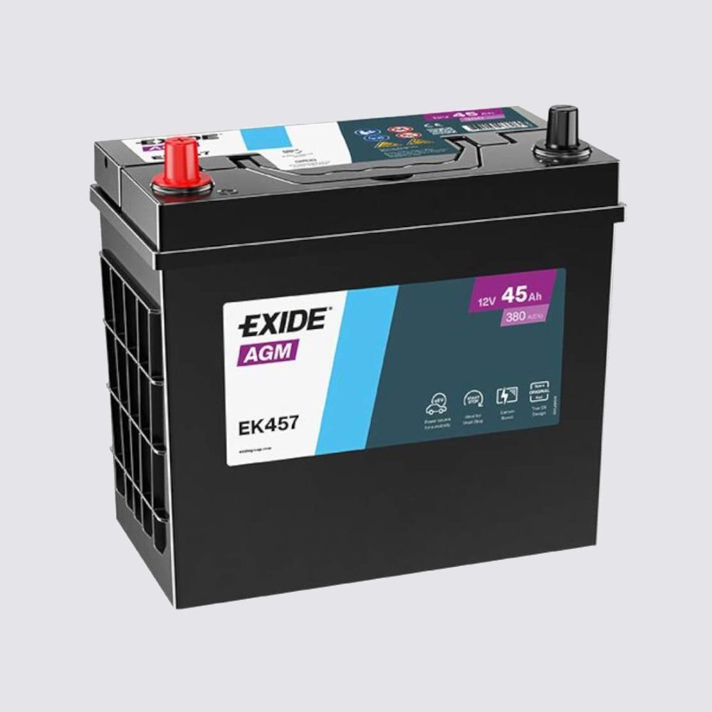 Аккумулятор EXIDE TECHNOLOGIES 45прямая для автомобилей установка замена