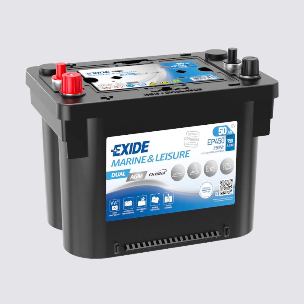 Аккумулятор EXIDE TECHNOLOGIES 1250 для катеров и яхт 