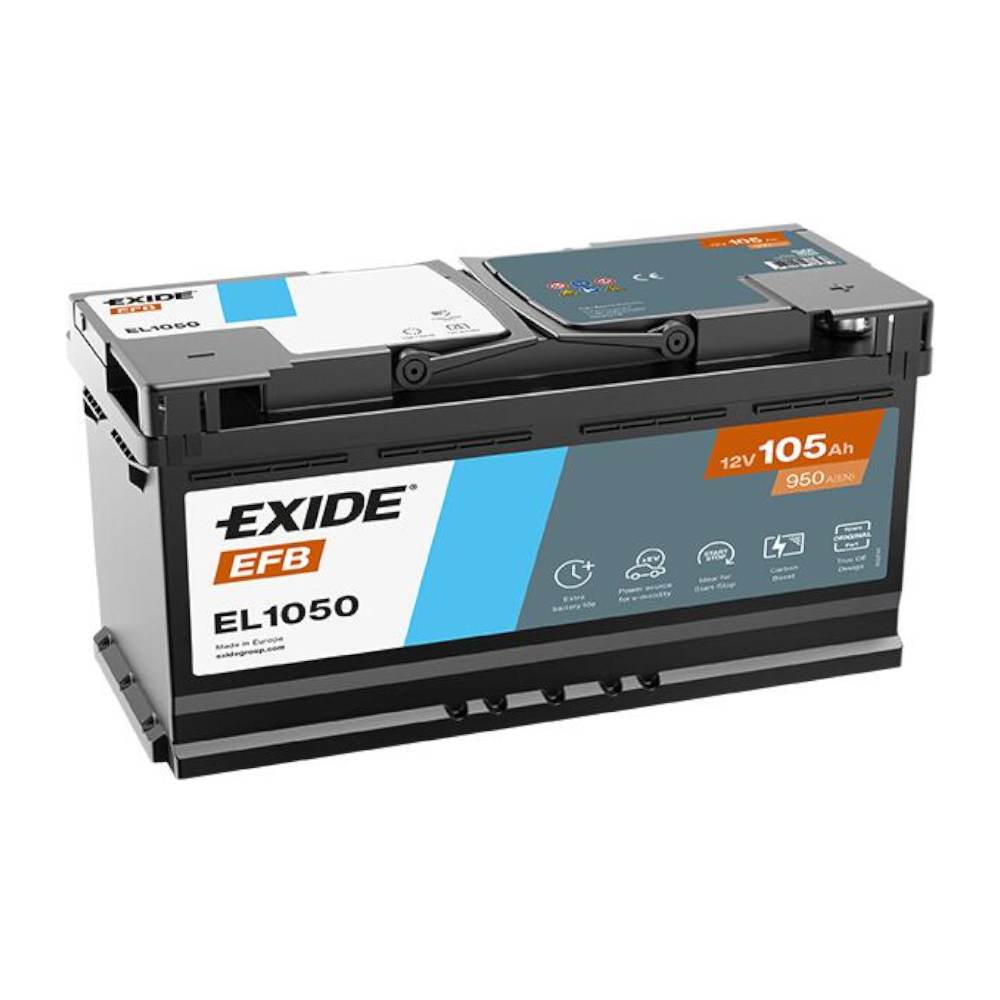 Аккумулятор EXIDE TECHNOLOGIES 105обратная для автомобилей установка замена