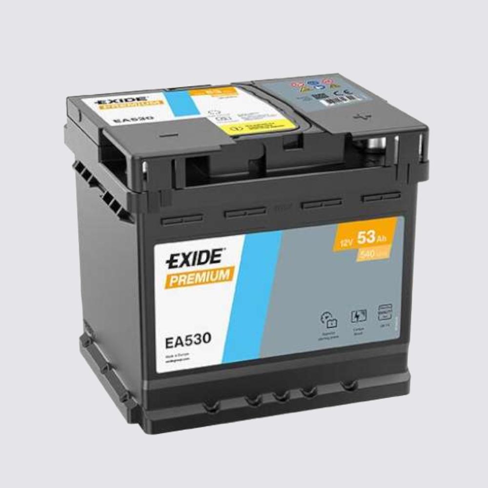Аккумулятор EXIDE TECHNOLOGIES 53обратная для автомобилей установка замена