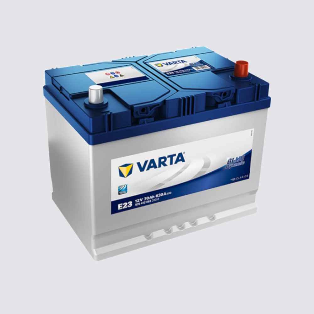 Аккумулятор VARTA 70обратная для автомобилей установка замена