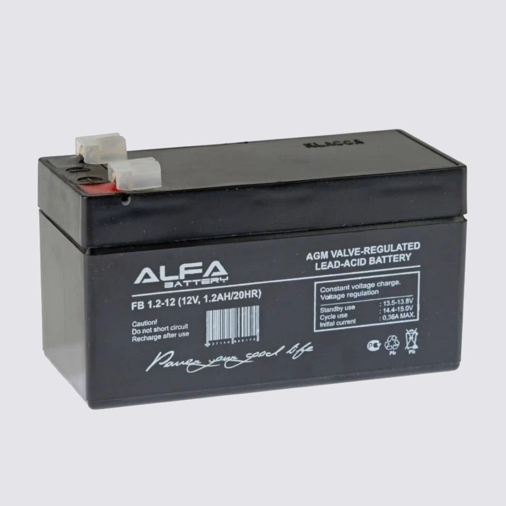 Аккумулятор ALFA 12 1,2 для ИБП