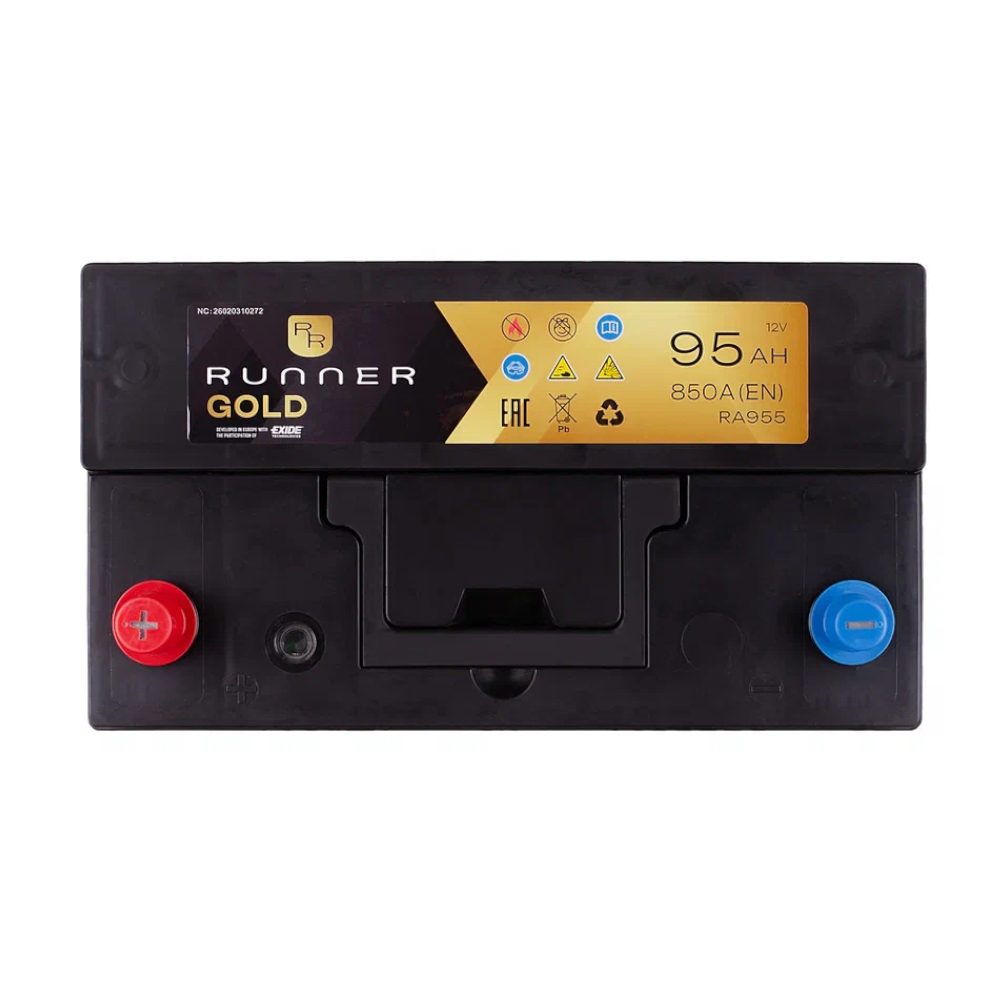 Аккумулятор RUNNER 95прямая для автомобилей установка замена