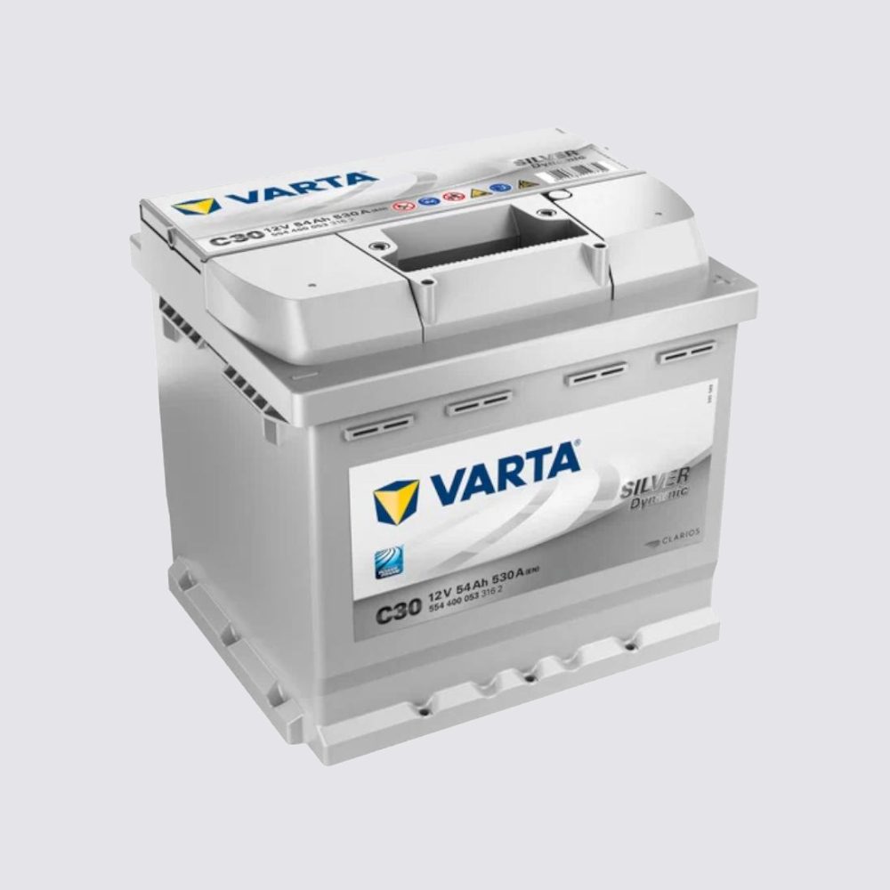 Аккумулятор VARTA 54обратная для автомобилей установка замена