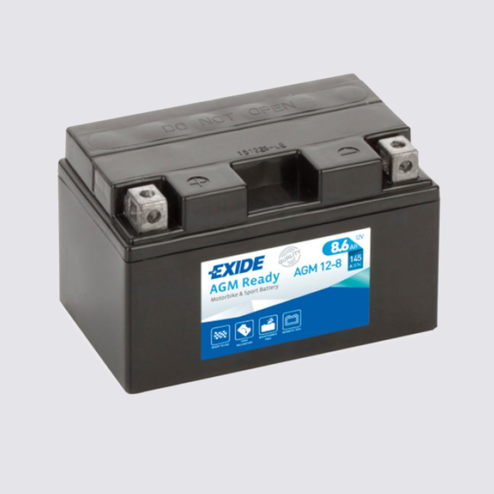 Мотоциклетный аккумулятор  EXIDE TECHNOLOGIES 12 8,6AGM для мотоциклов
