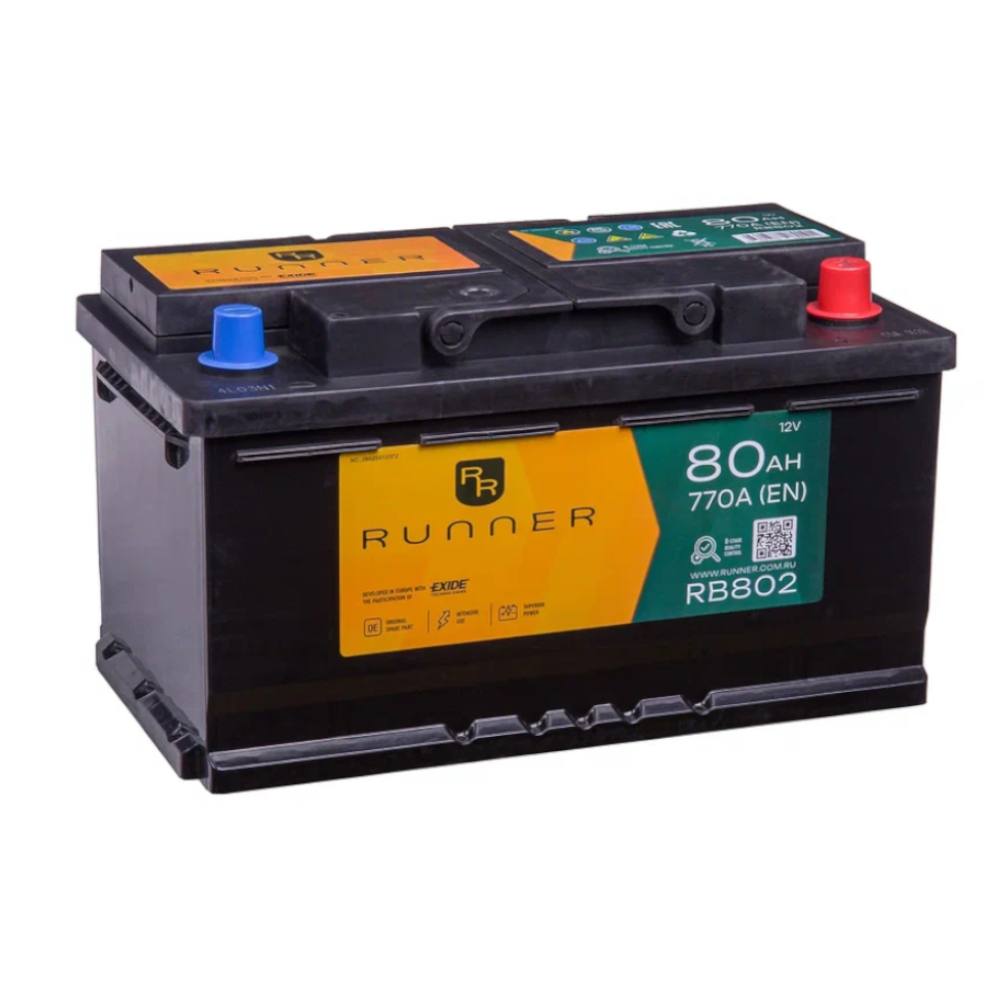 Аккумулятор RUNNER 80обратная для автомобилей установка замена