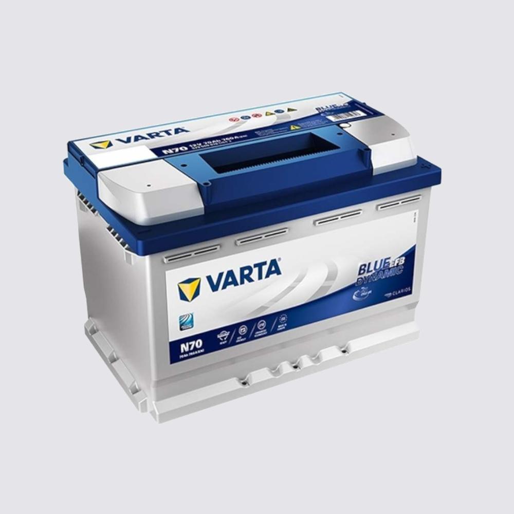 Аккумулятор VARTA 70обратная для автомобилей установка замена