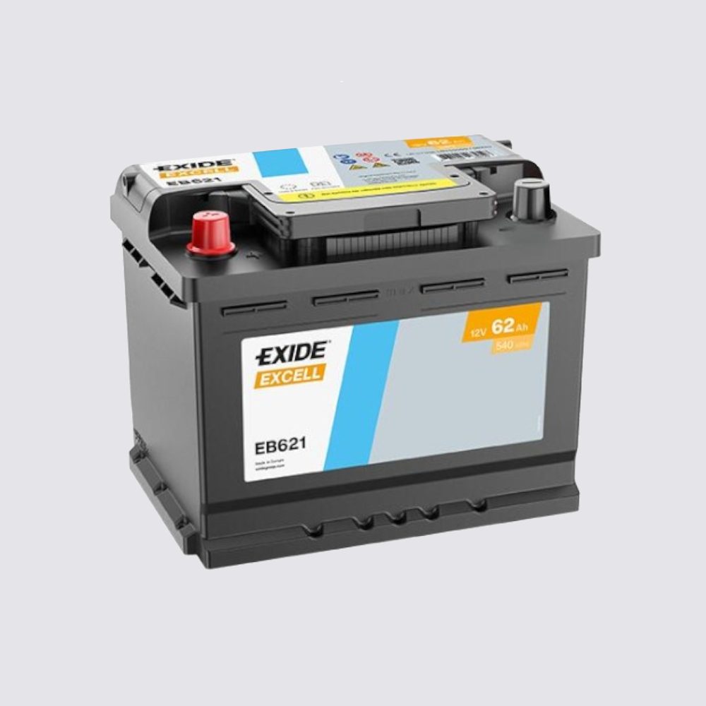 Аккумулятор EXIDE TECHNOLOGIES 62прямая для автомобилей установка замена