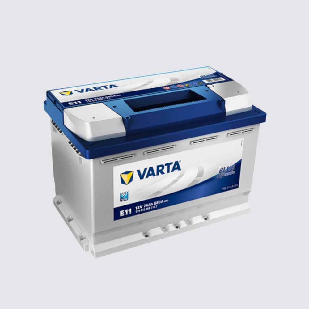 Аккумулятор VARTA 74обратная для автомобилей установка замена