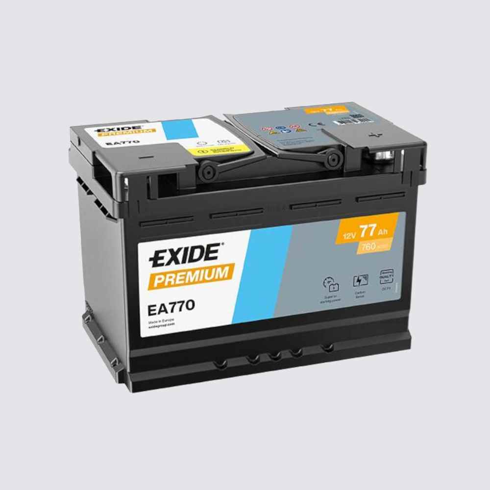 Аккумулятор EXIDE TECHNOLOGIES 77обратная для автомобилей установка замена