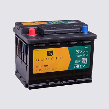 Аккумулятор RUNNER 62 прямая 