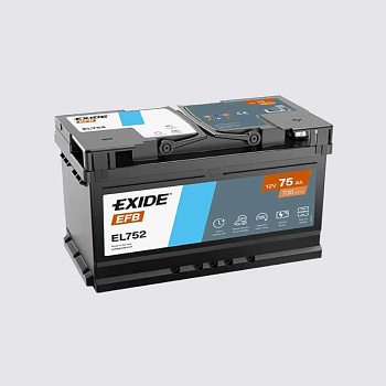 Аккумулятор EXIDE TECHNOLOGIES 75 обратная 