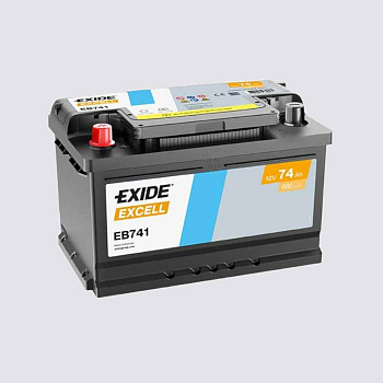 Аккумулятор EXIDE TECHNOLOGIES 74 прямая 