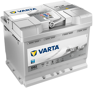 60Ah R+ Varta Silver Dynamic AGM 12V 680 А (ДШВ: 242*175*190мм), корпус: Euro, клеммы: конуc
