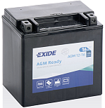 16Ah L+ Exide Motorbike&Sport AGM Ready 12V 170 А (ДШВ: 180*75*165мм), корпус: Euro, клеммы: под бол
