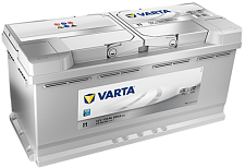 110Ah R+ Varta Silver Dynamic 12V 920 А (ДШВ: 393*175*190мм), корпус: Euro, клеммы: конуc