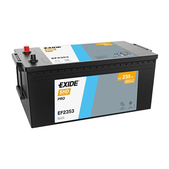 Аккумулятор EXIDE TECHNOLOGIES для грузовых автомобилей технология Жидкий электролит усиленная виброустойчивость 