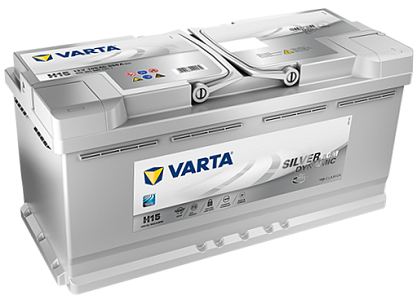 105Ah R+ Varta Silver Dynamic AGM 12V 950 А (ДШВ: 393*175*190мм), корпус: Euro, клеммы: конуc
