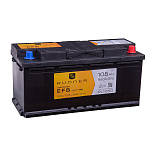 105Ah R+ Runner EFB 12V 950 А (ДШВ: 392*175*190мм), корпус: Euro, клеммы: конуc