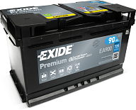 90Ah R+ Exide Premium 12V 720 А (ДШВ: 310*175*190мм), корпус: Euro, клеммы: конуc