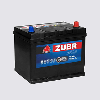 Аккумулятор ZUBR 75 обратная 