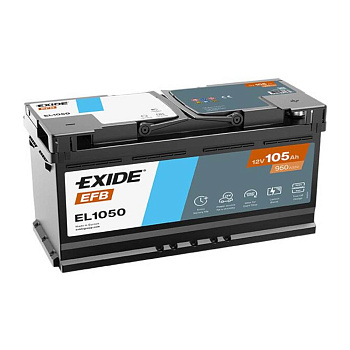 Аккумулятор EXIDE TECHNOLOGIES 105 обратная 