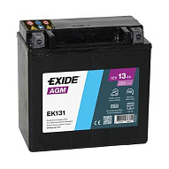 13Ah L+ Exide Start&Stop Auxiliary 12V 200 А (ДШВ: 150*90*145мм), корпус: Euro, клеммы: под болт