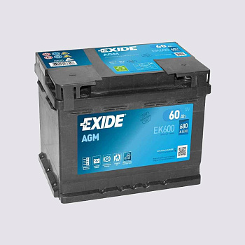 Аккумулятор EXIDE TECHNOLOGIES 60 обратная 