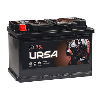 Аккумулятор ZUBR 75 прямая 