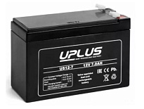 7Ah L+ NP 12V  А (ДШВ: 151*65*94мм), корпус: Euro, клеммы: FASTON (зажим) 6,35 мм