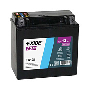 13Ah L+ Exide Start&Stop Auxiliary 12V 200 А (ДШВ: 150*90*145мм), корпус: Euro, клеммы: под болт