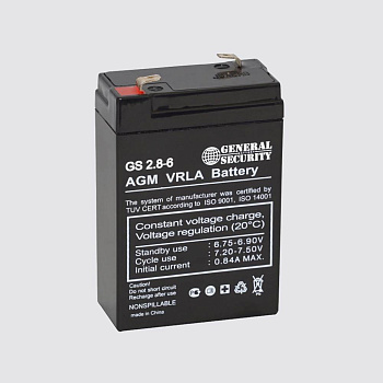 Аккумулятор AGM 6 2,8 для ИБП