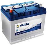 70Ah L+ Varta Blue Dynamic 12V 630 А (ДШВ: 261*175*220мм), корпус: Asia, клеммы: конуc