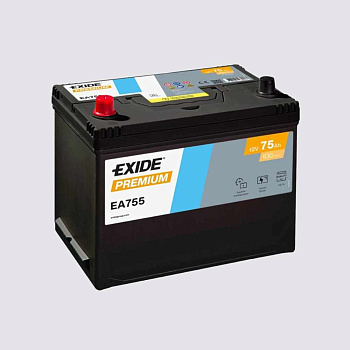 Аккумулятор EXIDE TECHNOLOGIES 75 прямая 