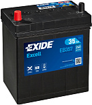 35Ah L+ Exide Excell 12V 240 А (ДШВ: 187*127*220мм), корпус: Asia(б/б), клеммы: конуc