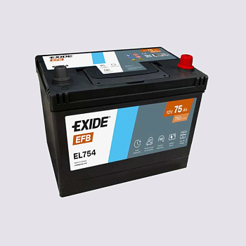Аккумулятор EXIDE TECHNOLOGIES 75 обратная 