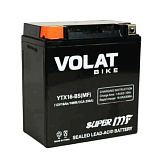 16Ah L+ Volat Bike MF(AGM) 12V 230 А (ДШВ: 150*87*161мм), корпус: Euro, клеммы: под болт