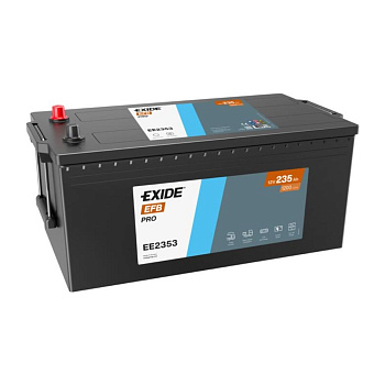 Аккумулятор EXIDE TECHNOLOGIES для грузовых автомобилей технология EFB усиленная виброустойчивость 