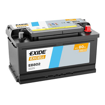 Аккумулятор EXIDE TECHNOLOGIES 80 обратная 