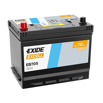 Аккумулятор EXIDE TECHNOLOGIES 70 прямая 