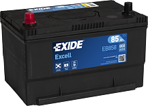85Ah L+ Exide Excell 12V 800 А (ДШВ: 306*192*192мм), корпус: Euro, клеммы: конуc