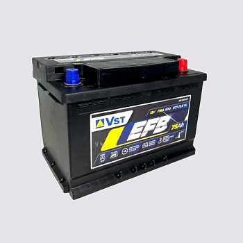 Аккумулятор VARTA 75 обратная 
