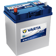 40Ah L+ Varta Blue Dynamic 12V 330 А (ДШВ: 187*127*227мм), корпус: Asia(б/б), клеммы: тонкий конус