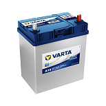 40Ah R+ Varta Blue Dynamic 12V 330 А (ДШВ: 187*127*227мм), корпус: Asia(б/б), клеммы: тонкий конус