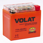 5Ah R+ Volat Bike iGEL 12V 80 А (ДШВ: 113*70*106мм), корпус: Euro, клеммы: под болт