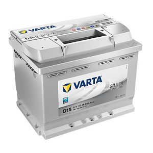 63Ah R+ Varta Silver Dynamic 12V 610 А (ДШВ: 242*175*190мм), корпус: Euro, клеммы: конуc