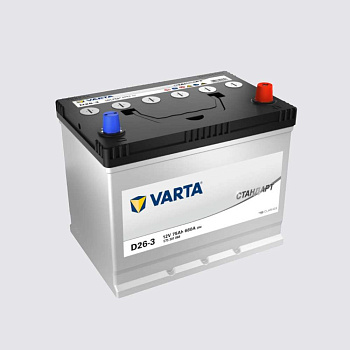 Аккумулятор VARTA 75 обратная 