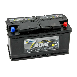95Ah R+ VST AGM 12V 850 А (ДШВ: 353*175*190мм), корпус: Euro, клеммы: конуc
